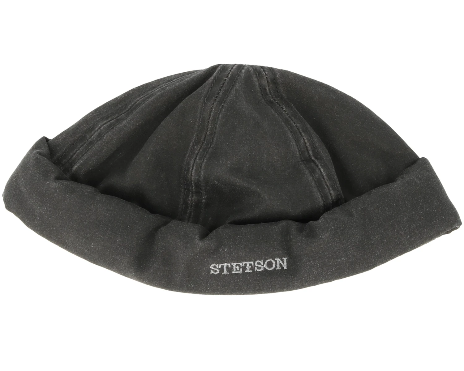 Docker Co/Pe Black Short Beanie - Stetson 3 Docker Co/Pe Black Short Beanie - Stetson