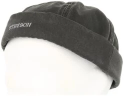 Docker Co/Pe Black Short Beanie - Stetson 7 Docker Co/Pe Black Short Beanie - Stetson -Stetson 4043898881692 3