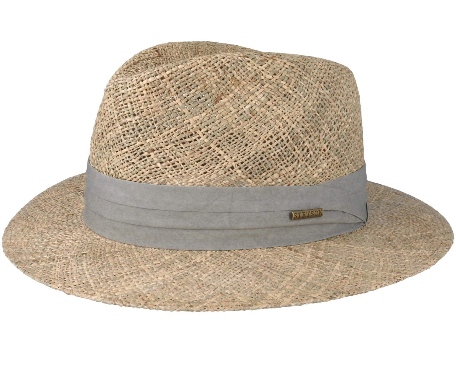 Seagrass Traveller Beige/Grey Straw - Stetson 3 Seagrass Traveller Beige/Grey Straw - Stetson