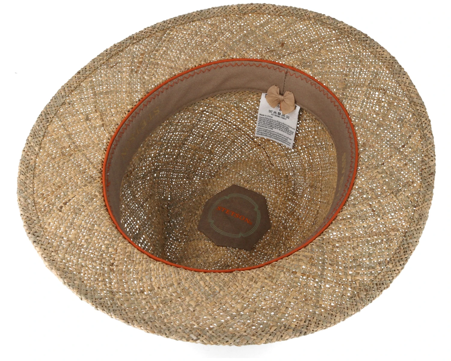 Seagrass Traveller Beige/Grey Straw - Stetson 6 Seagrass Traveller Beige/Grey Straw - Stetson - Image 4