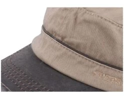 Cap Cotton Khaki/Brown Army - Stetson 11 Cap Cotton Khaki/Brown Army - Stetson -Stetson 4043898883108 5