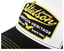 American Heritage White/Black Trucker - Stetson -Stetson 4043898886673 5