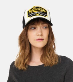 American Heritage White/Black Trucker - Stetson -Stetson 4043898886673 Radics Fanni FEMALE 1 20211025