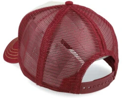 American Heritage White/Maroon Trucker - Stetson -Stetson 4043898886680 3