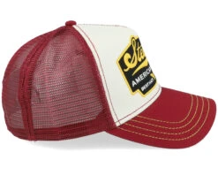 American Heritage White/Maroon Trucker - Stetson -Stetson 4043898886680 4