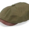 Hatteras Waxed Cotton Green Flat Cap - Stetson 1 Hatteras Waxed Cotton Green Flat Cap - Stetson -Stetson 4043898890069 1