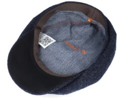 Hatteras Wool Navy Flat Cap - Stetson -Stetson 4043898899017 4