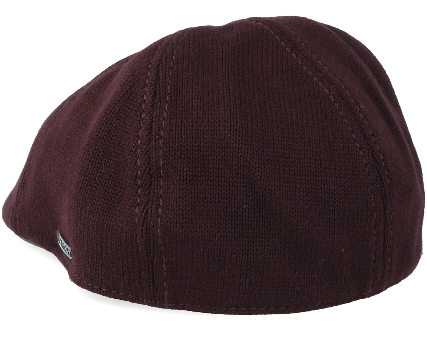 Texas Cotton Knit Dark Brown Flat Cap - Stetson 4 Texas Cotton Knit Dark Brown Flat Cap - Stetson - Image 2