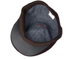 Texas Cotton Knit Dark Brown Flat Cap - Stetson 10 Texas Cotton Knit Dark Brown Flat Cap - Stetson -Stetson 4043898901994 4