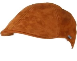 Texas Goat Suede Light Brown Flat Cap - Stetson -Stetson 4043898902953 5