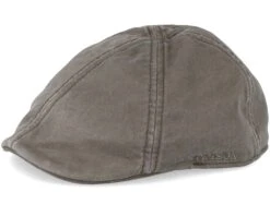 Texas Cotton Olive Flat Cap - Stetson