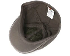 Texas Cotton Olive Flat Cap - Stetson -Stetson 4043898929929 4