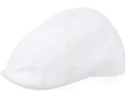 Texas Cotton White Flat Cap - Stetson