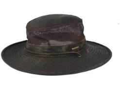 Outdoor Air Mesh CO/PE Washed Brown Traveller - Stetson