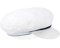 Riders Cap Dyed Cotton White Flat Cap - Stetson 9 Riders Cap Dyed Cotton White Flat Cap - Stetson -Stetson 4043898936712 3