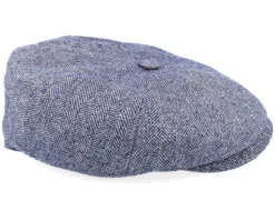 Hatteras Silk Navy Flat Cap - Stetson -Stetson 4043898945684 3