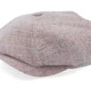 Hatteras Virgin Wool/Linen Purple Flat Cap - Stetson -Stetson 4043898946223 1