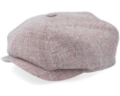 Hatteras Virgin Wool/Linen Purple Flat Cap - Stetson