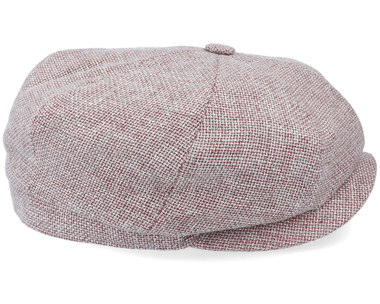 Hatteras Virgin Wool/Linen Purple Flat Cap - Stetson 5 Hatteras Virgin Wool/Linen Purple Flat Cap - Stetson - Image 3