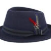 Player Woolfelt Navy/Gunmetal Trilby - Stetson 1 Player Woolfelt Navy/Gunmetal Trilby - Stetson -Stetson 4043898962360 1