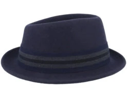 Player Woolfelt Navy/Gunmetal Trilby - Stetson 8 Player Woolfelt Navy/Gunmetal Trilby - Stetson -Stetson 4043898962360 3