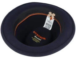 Player Woolfelt Navy/Gunmetal Trilby - Stetson 9 Player Woolfelt Navy/Gunmetal Trilby - Stetson -Stetson 4043898962360 4