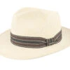 Fedora Panama Beige Straw Hat - Stetson