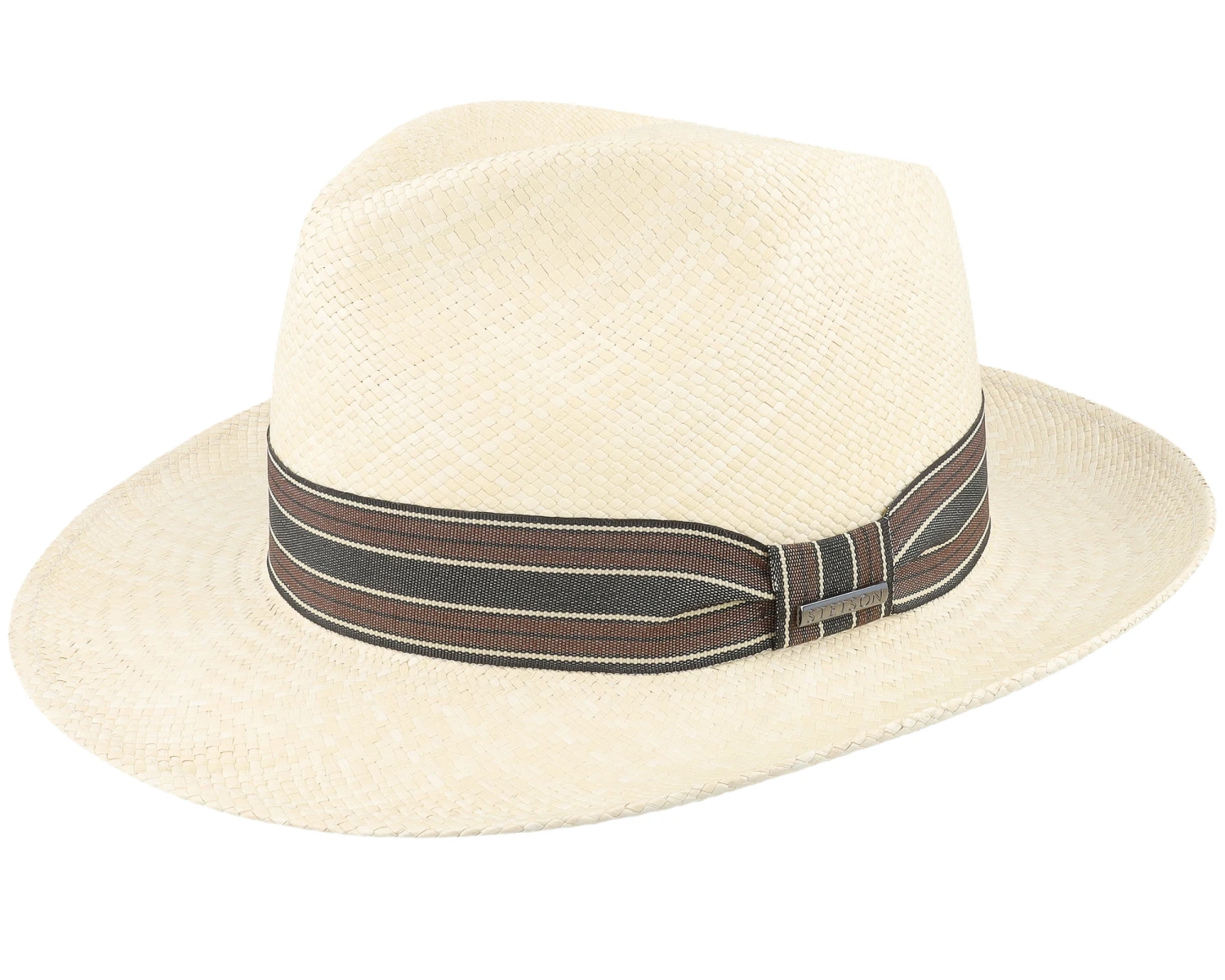 Fedora Panama Beige Straw Hat - Stetson 3 Fedora Panama Beige Straw Hat - Stetson