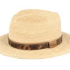 Traveller Raffia Beige/Brown Straw Hat - Stetson -Stetson 4043898980500 1