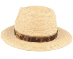 Traveller Raffia Beige/Brown Straw Hat - Stetson -Stetson 4043898980500 2