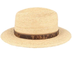 Traveller Raffia Beige/Brown Straw Hat - Stetson -Stetson 4043898980500 3