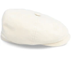 Hatteras Cotton/Linen Beige Flat Cap - Stetson -Stetson 4043898988018 3