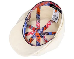Hatteras Cotton/Linen Beige Flat Cap - Stetson -Stetson 4043898988018 4