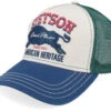 Great Plains Beige/Green/Navy Trucker - Stetson 2 Great Plains Beige/Green/Navy Trucker - Stetson -Stetson 4043898988315 1