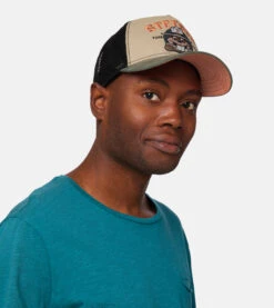 Forest Patrol Beige/Black/Green Trucker - Stetson -Stetson 4043898988346 Anthony MALE 1 20210922