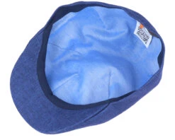Texas Linen 2 Blue Flat Cap - Stetson -Stetson 4043898992862 4
