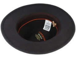 Newark Tiller Woolfelt Charcoal Fedora - Stetson -Stetson 4063633004063 4