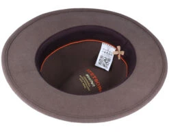 Newark Traveller Woolfelt Brown Fedora - Stetson -Stetson 4063633004452 4