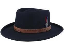 Gambler Woolfelt Black Traveller - Stetson