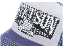 Trucking Grey/Blue Trucker - Stetson -Stetson 4063633007248 5