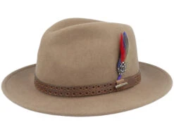 Tller Vitafelt Light Brown Fedora - Stetson