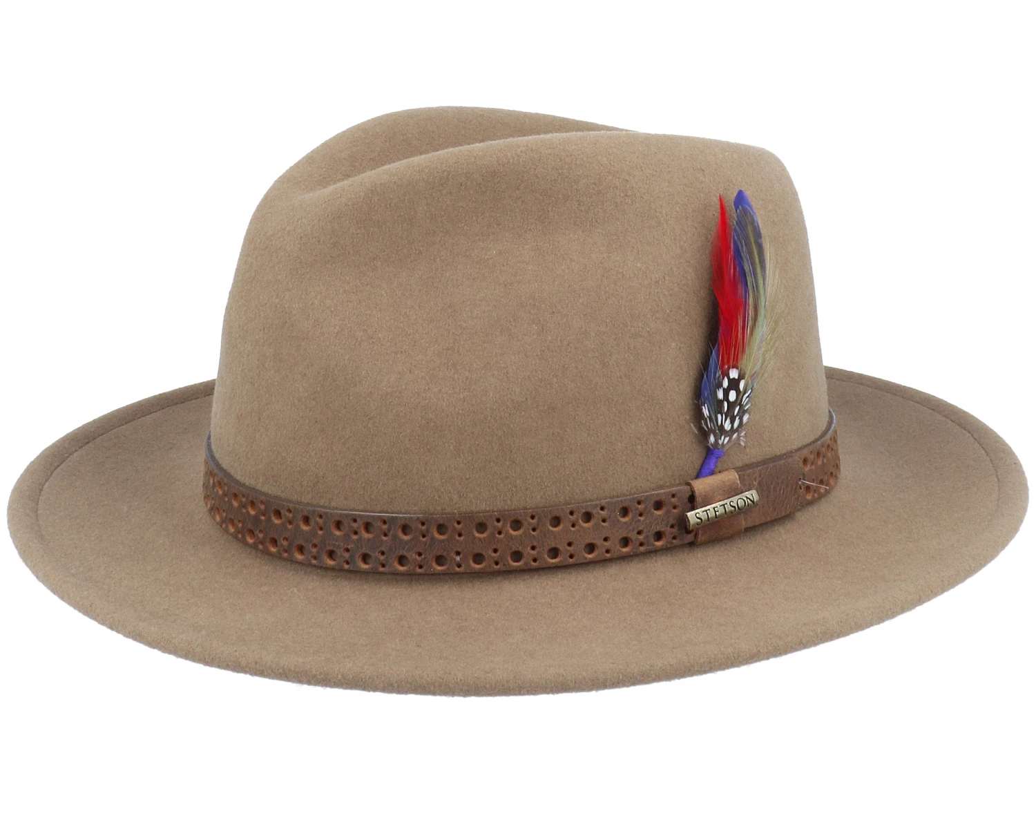Tller Vitafelt Light Brown Fedora - Stetson 3 Tller Vitafelt Light Brown Fedora - Stetson