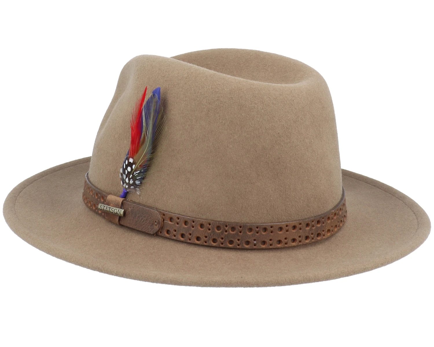 Tller Vitafelt Light Brown Fedora - Stetson 4 Tller Vitafelt Light Brown Fedora - Stetson - Image 2