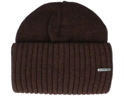 Northport Beanie Merino Wool 61 Brown Cuff - Stetson