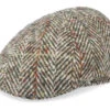 Texas Herringbone Multi Flat Cap - Stetson -Stetson 4063633019296 1