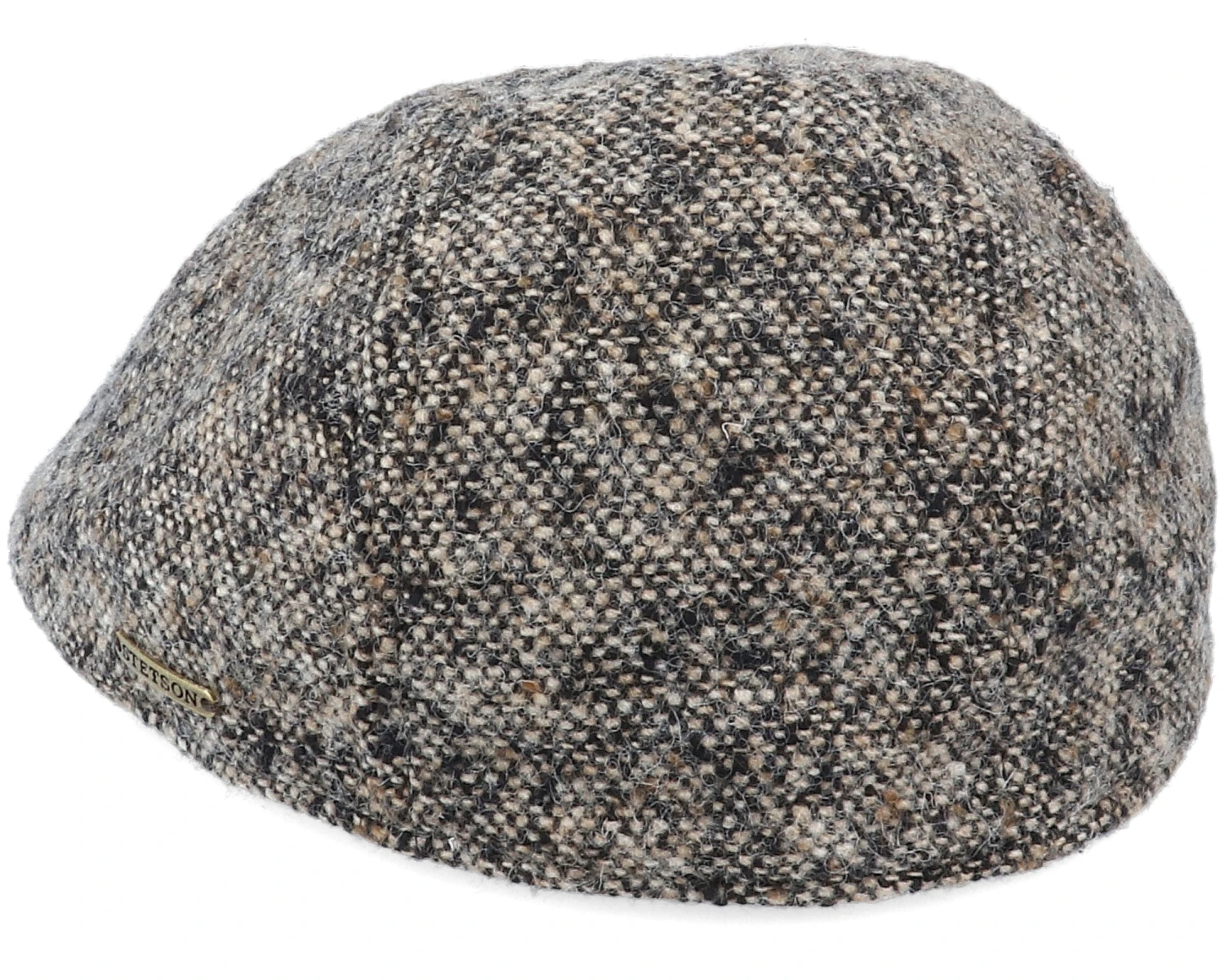 Texas Duck Shape Texas Donegal Khaki Flat Cap - Stetson 4 Texas Duck Shape Texas Donegal Khaki Flat Cap - Stetson - Image 2