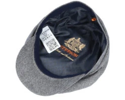 Belfast Driver Cap Wool/Cashmere/Silk Flat Cap - Stetson -Stetson 4063633022388 4