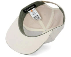 Baseball Camo Cotton-75 Beige Snapback - Stetson -Stetson 4063633036224 4