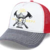 Fire Dept White/Grey/Red Trucker - Stetson -Stetson 4063633036323 1