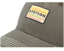 Baseball Cotton Olive Adjustable - Stetson -Stetson 4063633036347 5